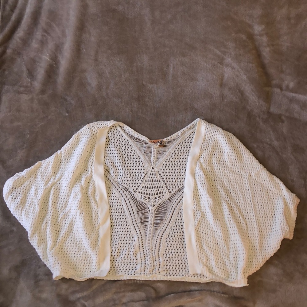 Cream knit sweater
